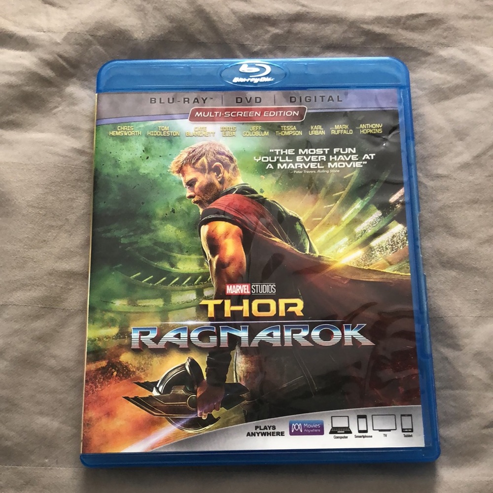 Thor Ragnarok Blu-Ray DVD